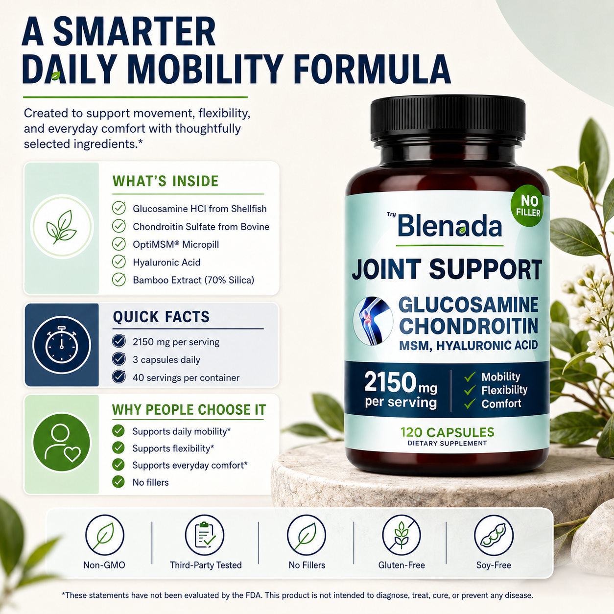 TryBlenada – A Daily Joint Support Formula Made for Movement, Comfort & Flexibility