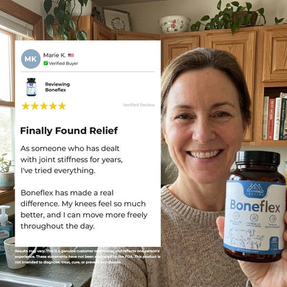 Boneflex – Naturally Calms Joint Inflammation To Help Restore Comfortable, Pain-Free Movement