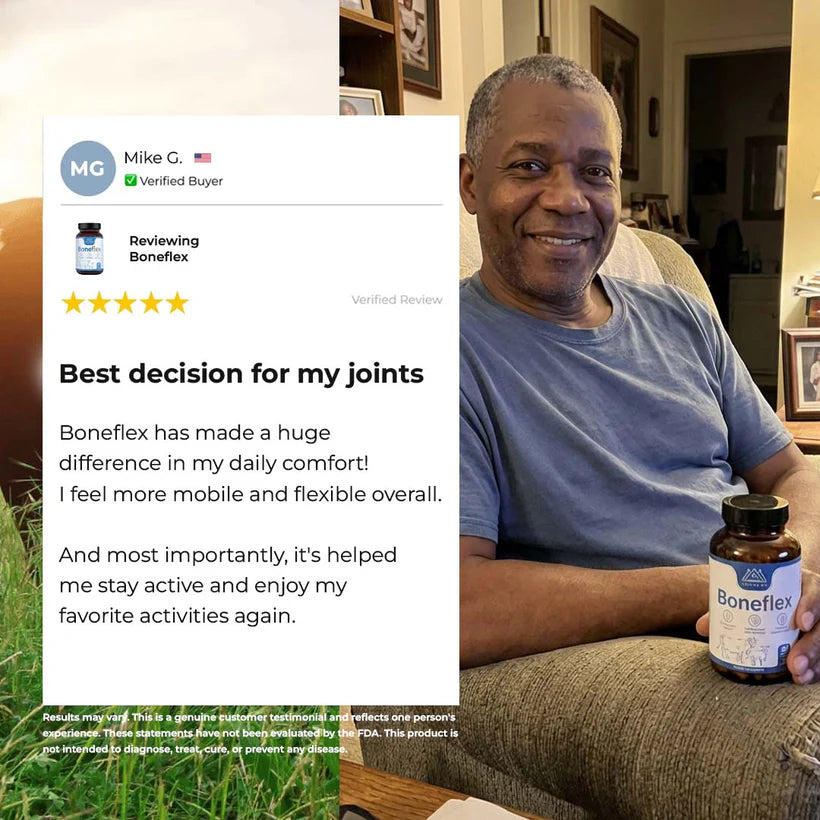 Boneflex – Naturally Calms Joint Inflammation To Help Restore Comfortable, Pain-Free Movement