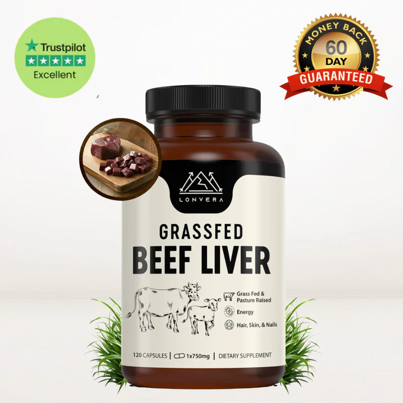 Grass-Fed Beef Liver Capsules – The Ancient Secret to Cleansing Your Liver & Restoring Peak Health