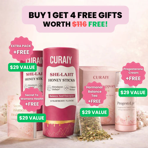 SHE-Lajit Honey Sticks + 4 FREE GIFTS