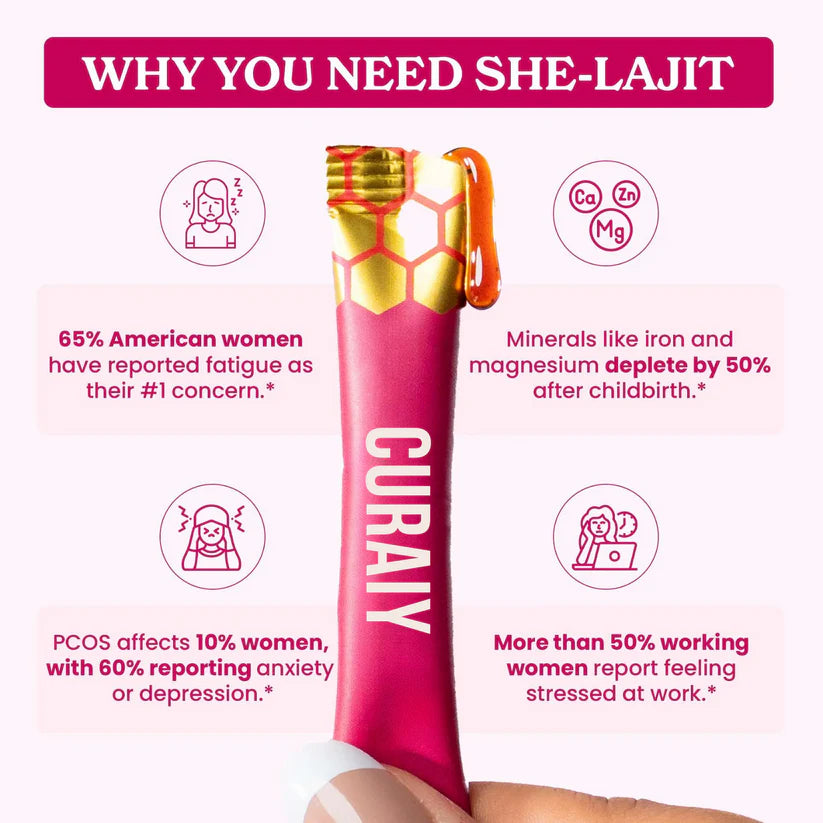 SHE-Lajit Honey Sticks + 4 FREE GIFTS