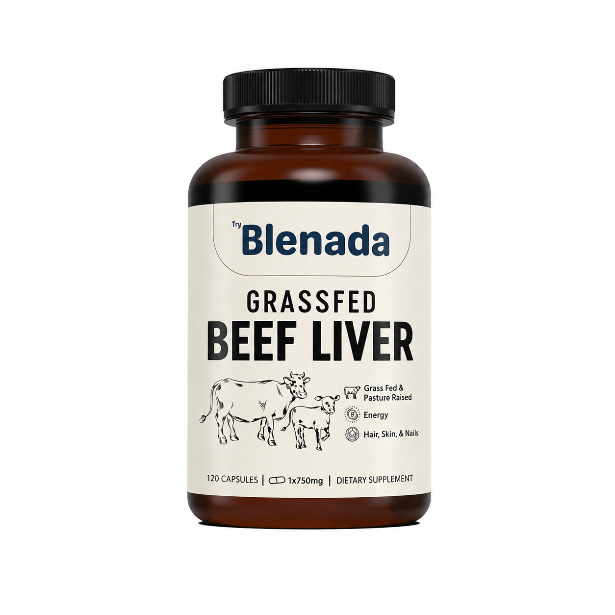 TryBlenada - Grass-fed Beef Liver Capsules