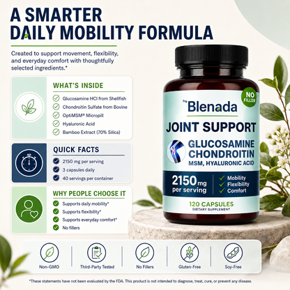 TryBlenada – A Daily Joint Support Formula Made for Movement, Comfort & Flexibility