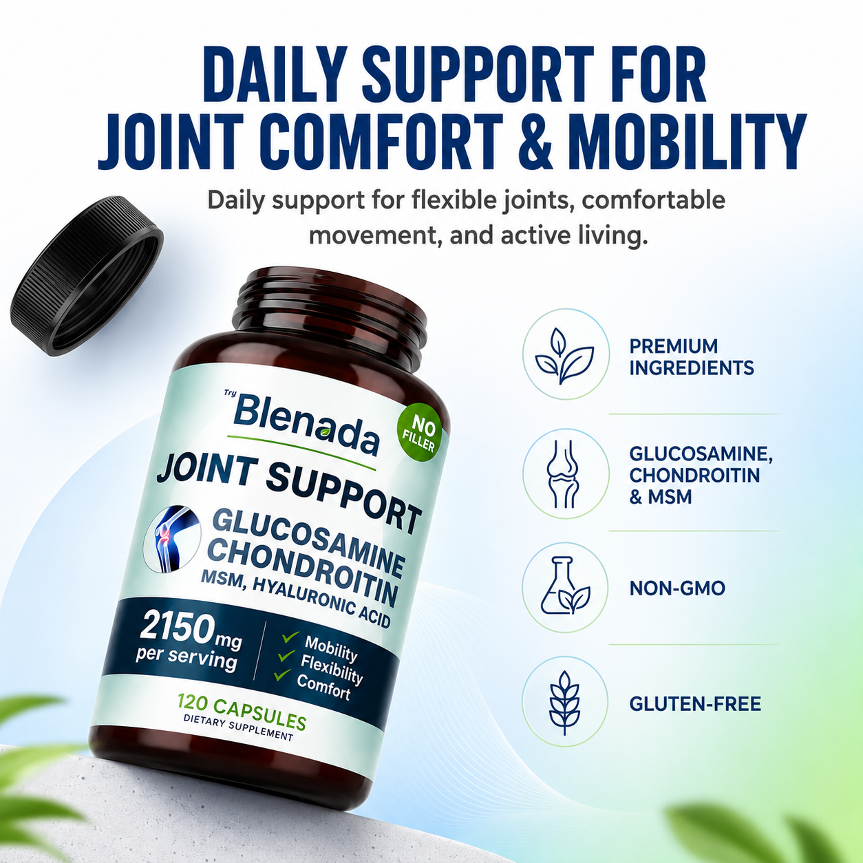 TryBlenada – A Daily Joint Support Formula Made for Movement, Comfort & Flexibility