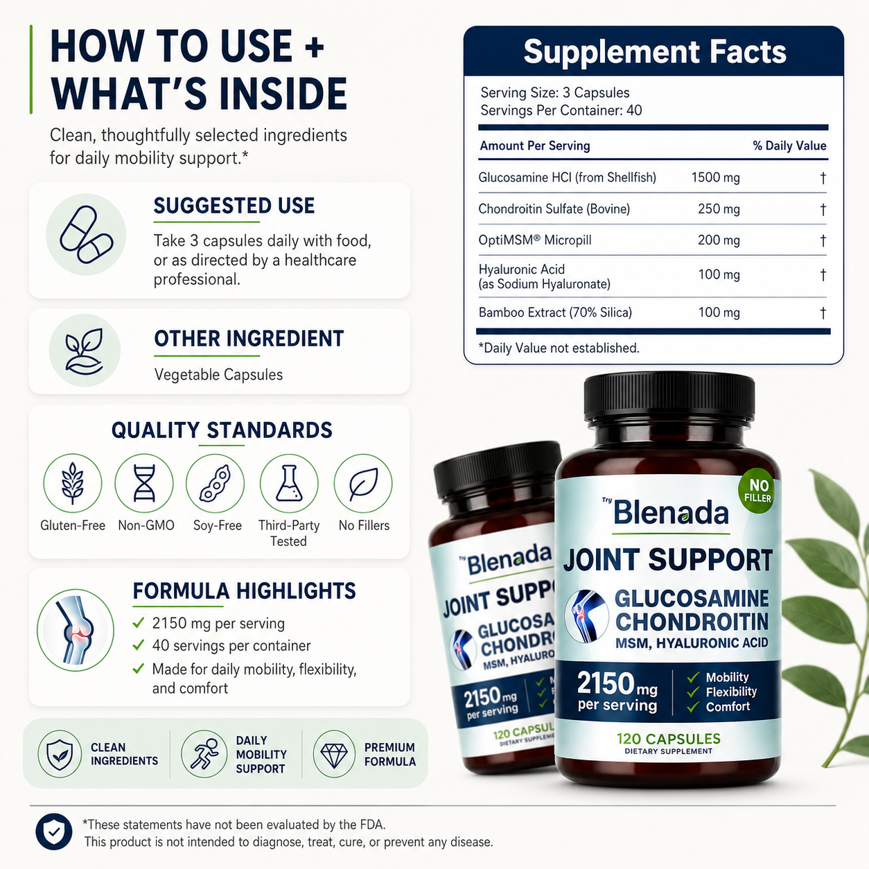 TryBlenada – A Daily Joint Support Formula Made for Movement, Comfort & Flexibility