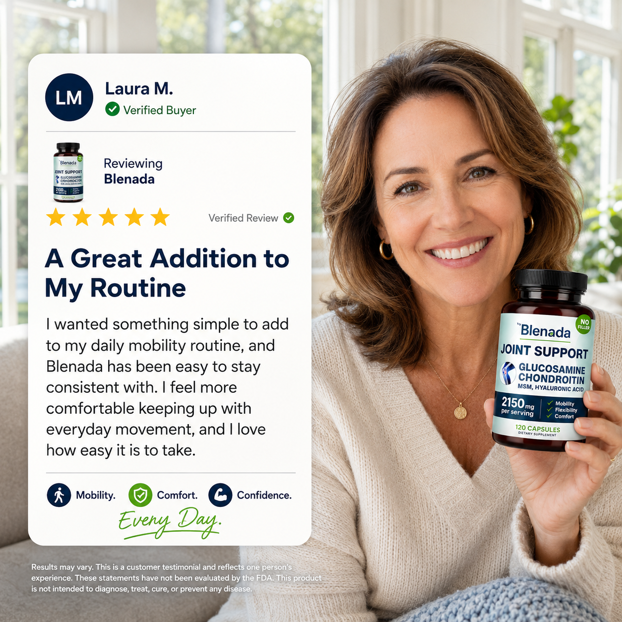 TryBlenada – A Daily Joint Support Formula Made for Movement, Comfort & Flexibility